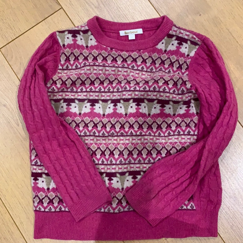 Barbour Children’s size small wool sweater.